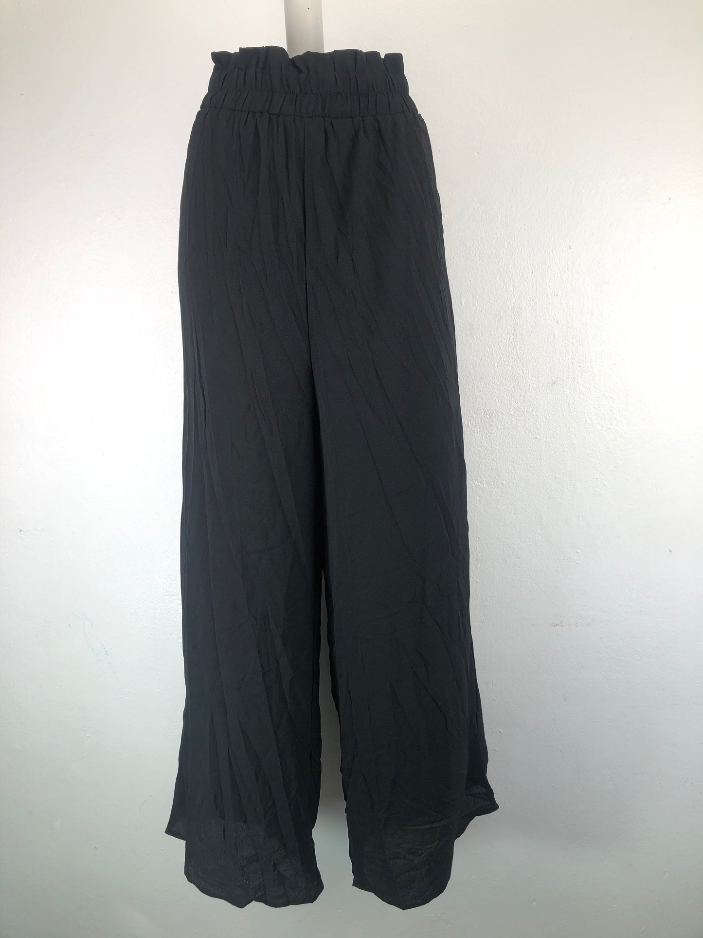 Pantalon Negro Palazzo Shein