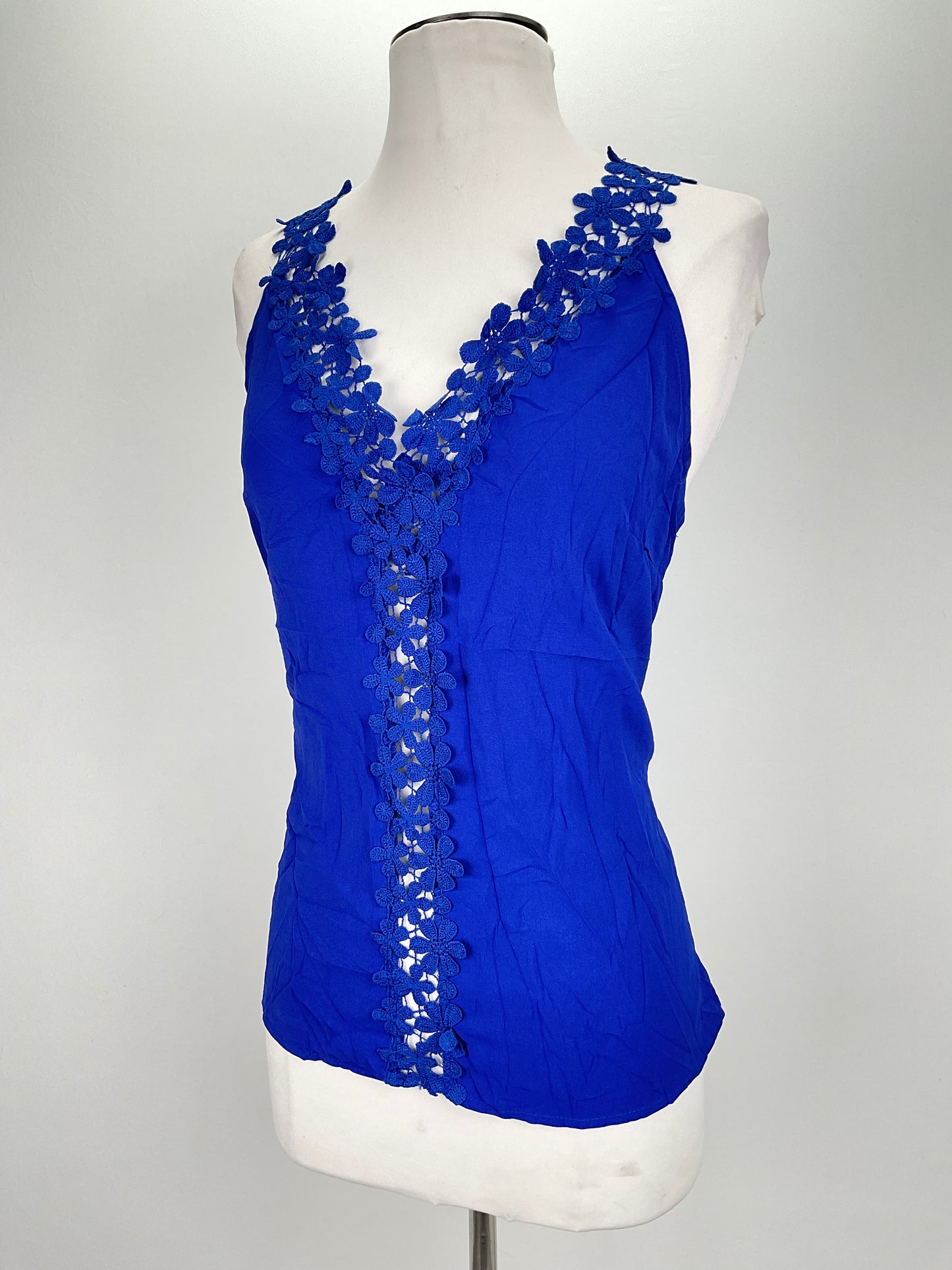 Blusa Azul Floral Variangis