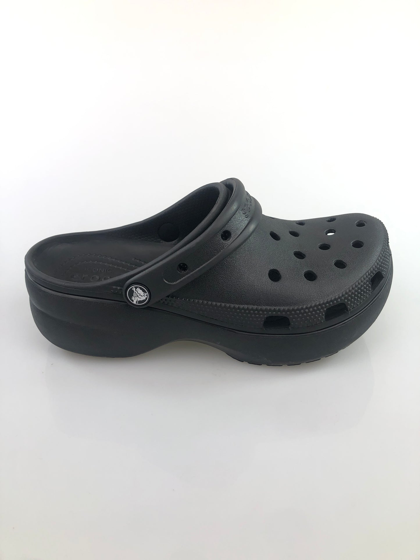 Sandalia altas Crocs negra