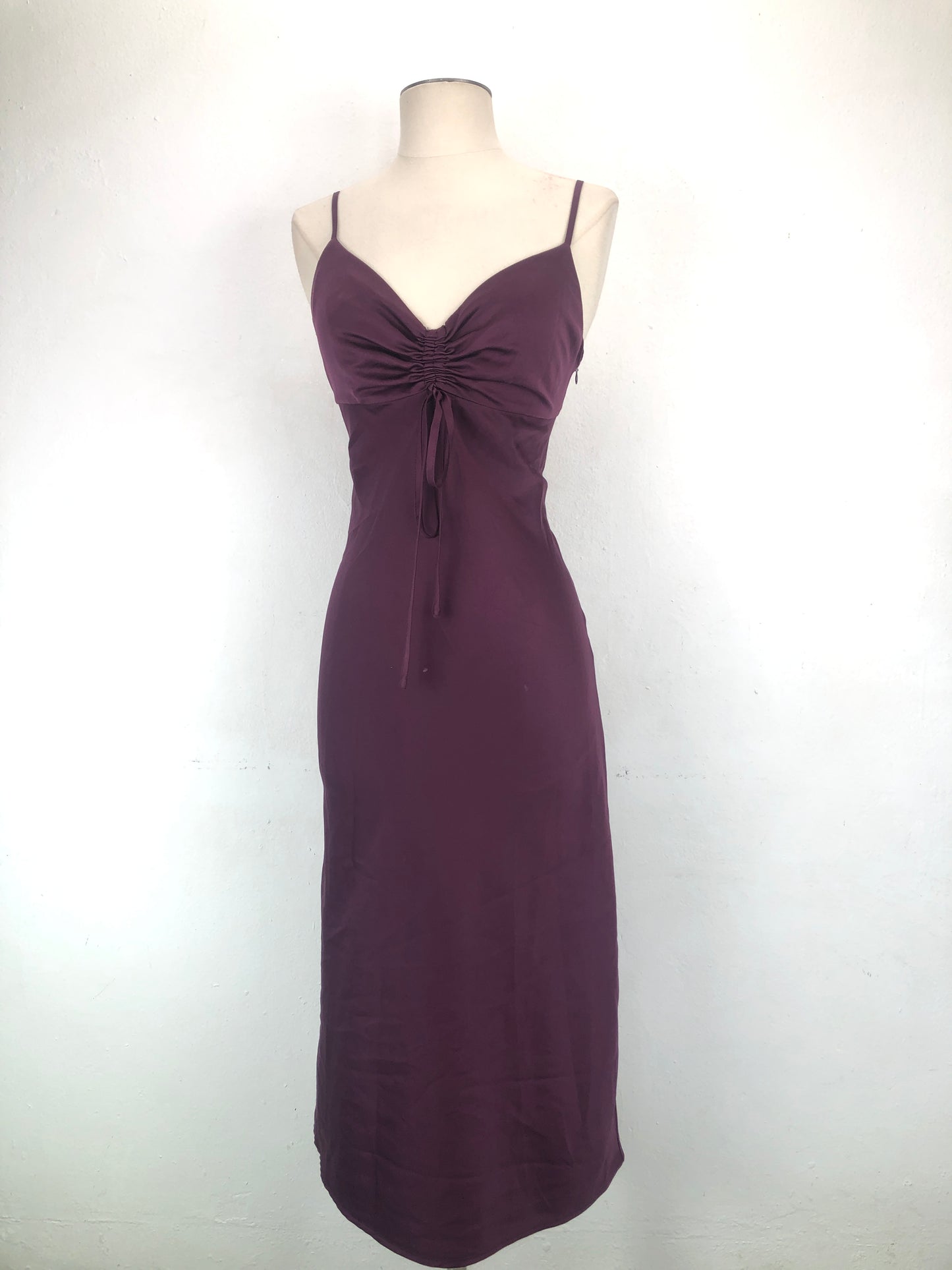 Vestido Rojo Vino Forever 21