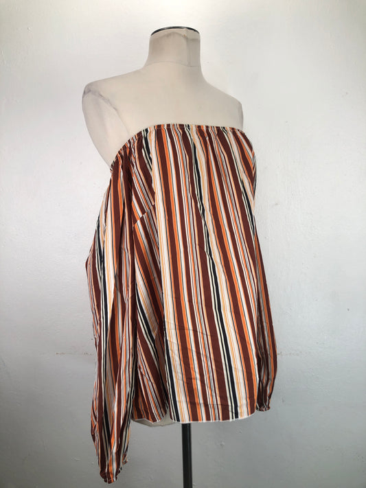 Blusa Multicolor de Rayas Shein