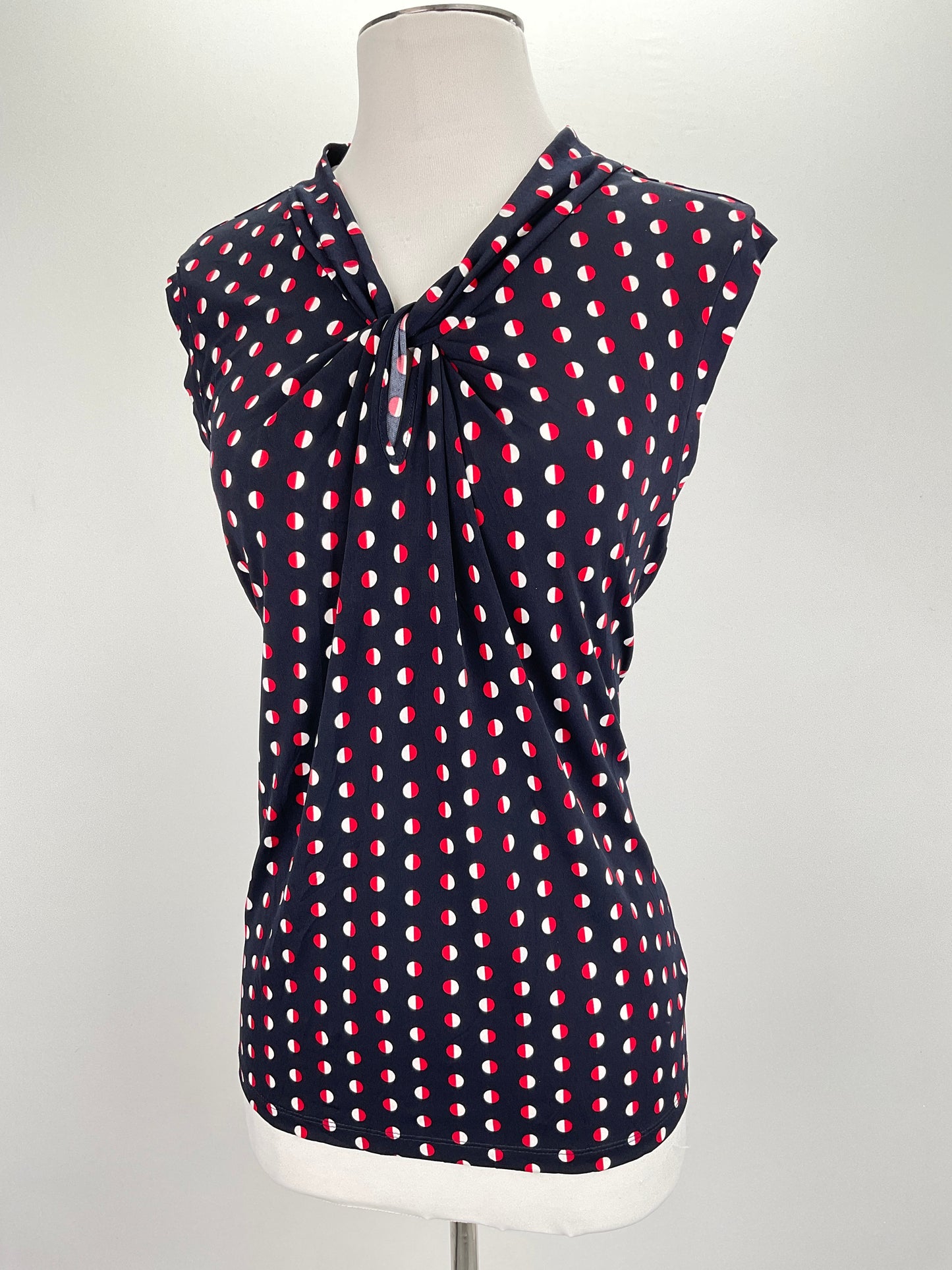 Blusa Negro de Lunares Tommy Hilfiger
