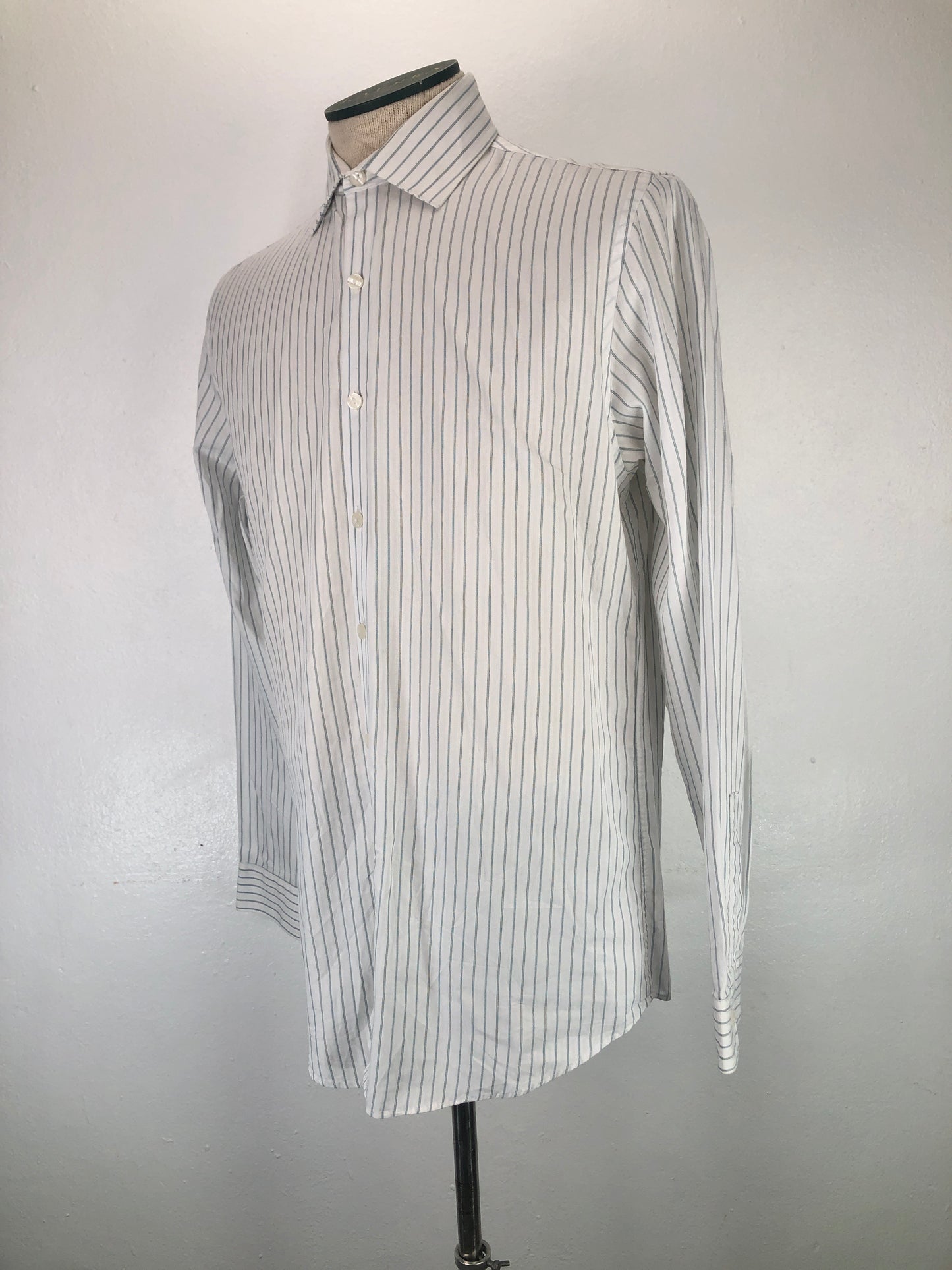 Camisa Blanco de Rayas Kenneth Cole