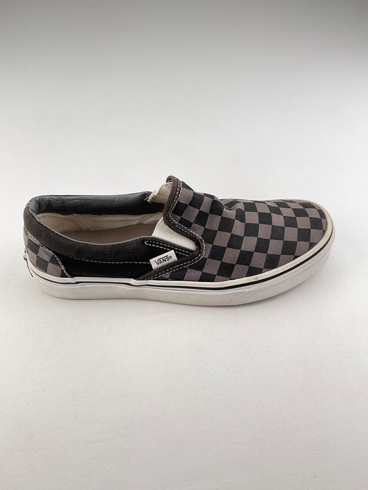 Alpargata Gris de Cuadro Vans