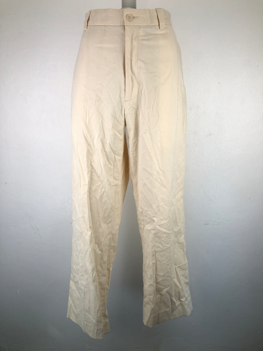 Pantalon Crema de Vestir Bachrach