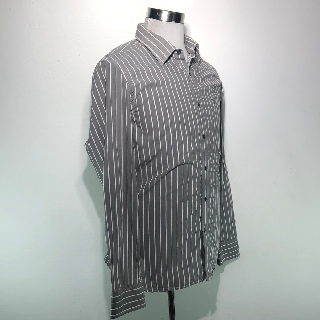 Camisa Gris de Raya American Eagle