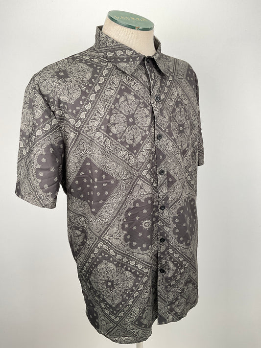 Camisa Negro Floral Variangis