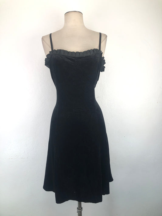 Vestido Negro Romwe