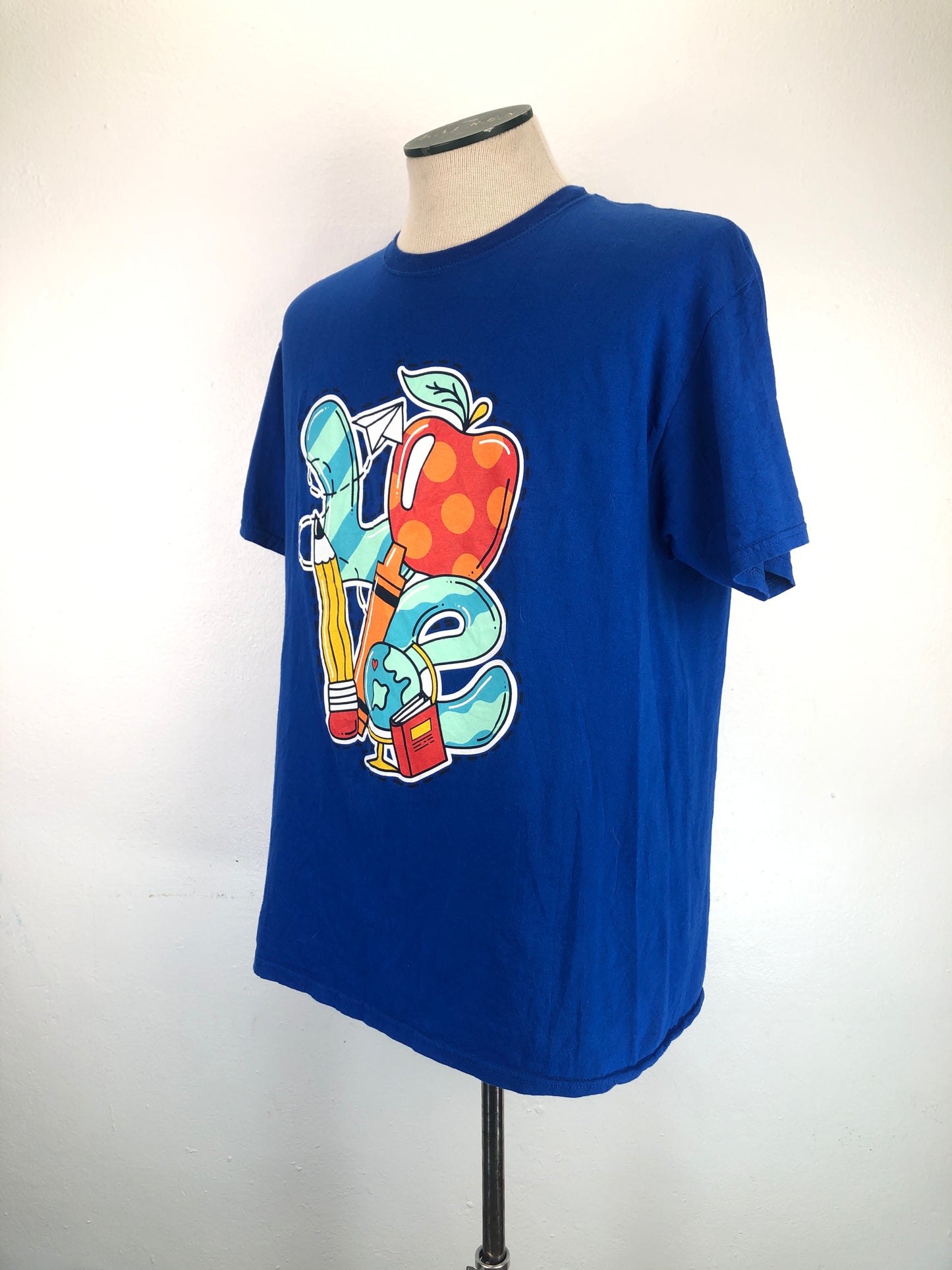 Camiseta Azul Fruit of the Loom