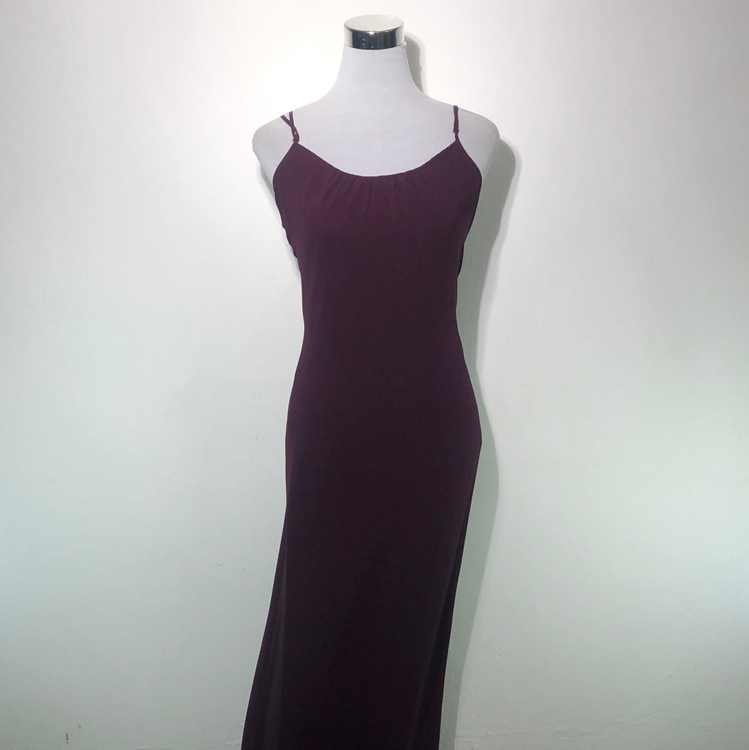 Vestido Rojo Vino Forever 21