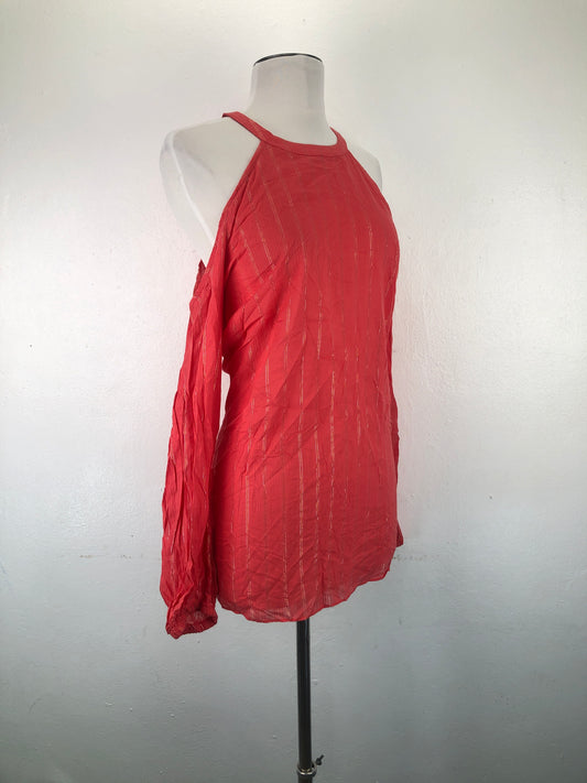 Blusa Naranja de Rayas Michael Kors