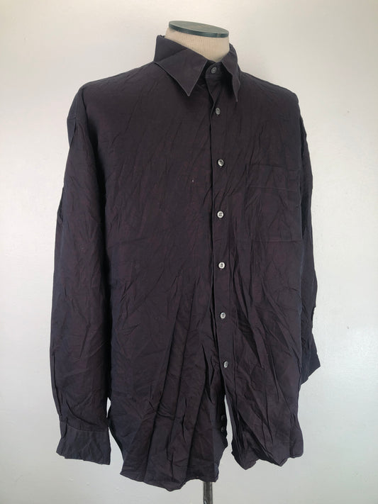 Camisa Azul Marino Perry Ellis