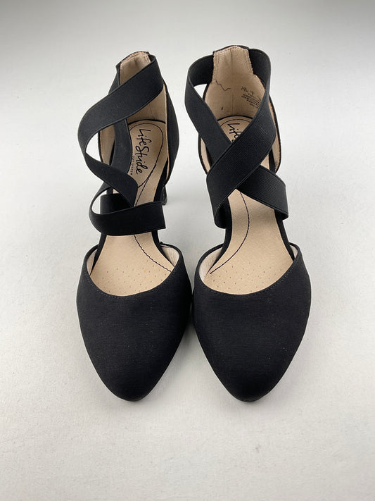 Zapatilla Negro de Tacón Lifestride