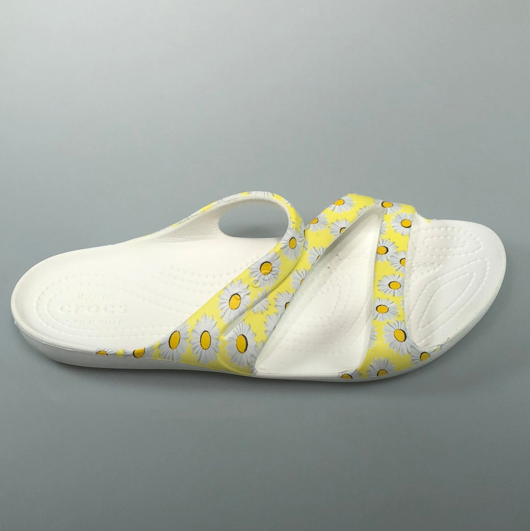 Sandalia Blanco de Flores Crocs