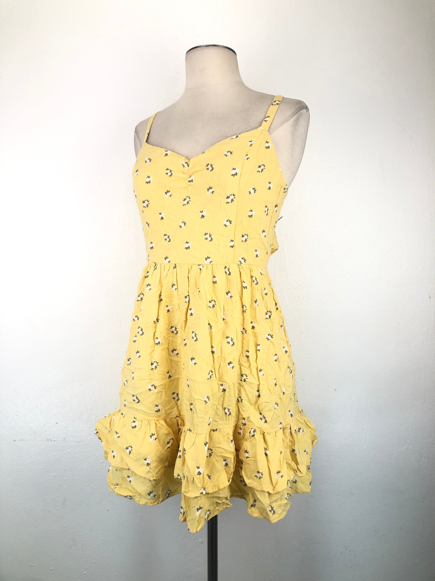 Vestido Amarillo Holister