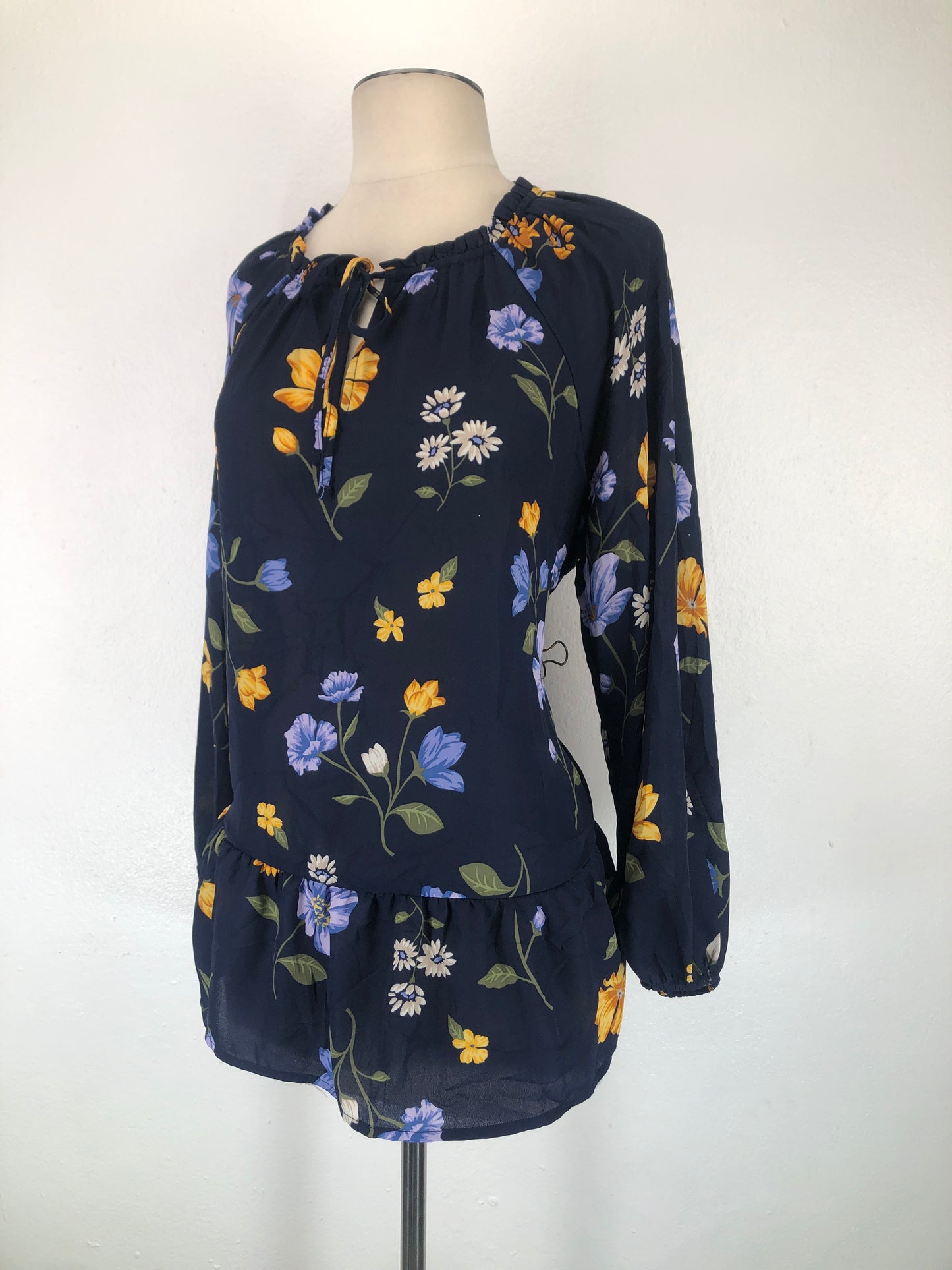 Blusa Azul oscuro de Floral Old Navy