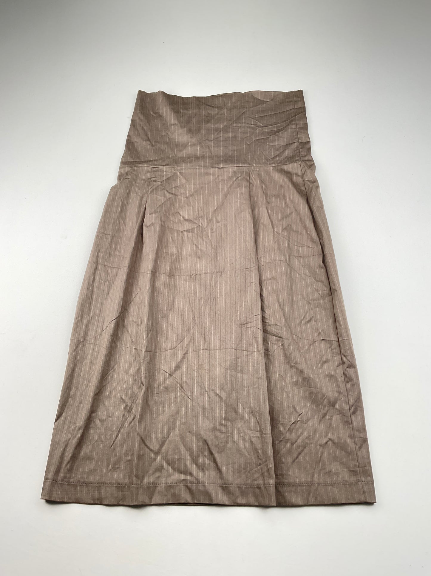 Falda Marron de Rayas Warwick Woodfield