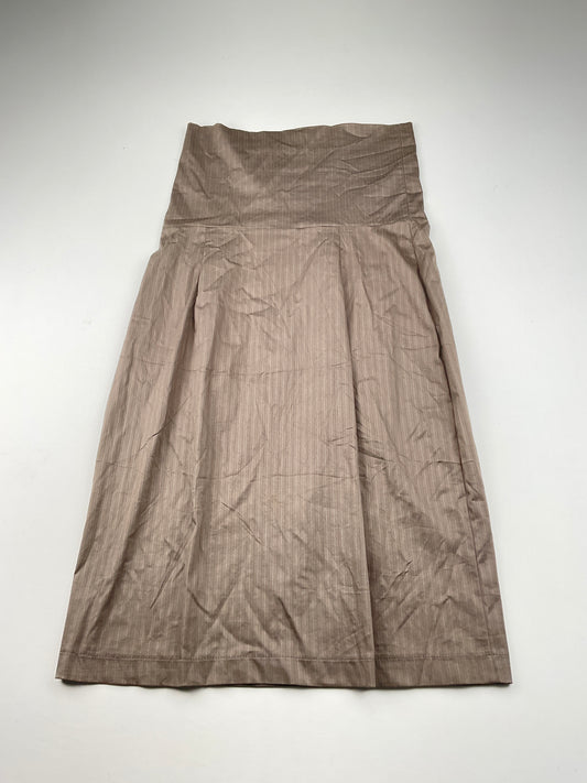 Falda Marron de Rayas Warwick Woodfield