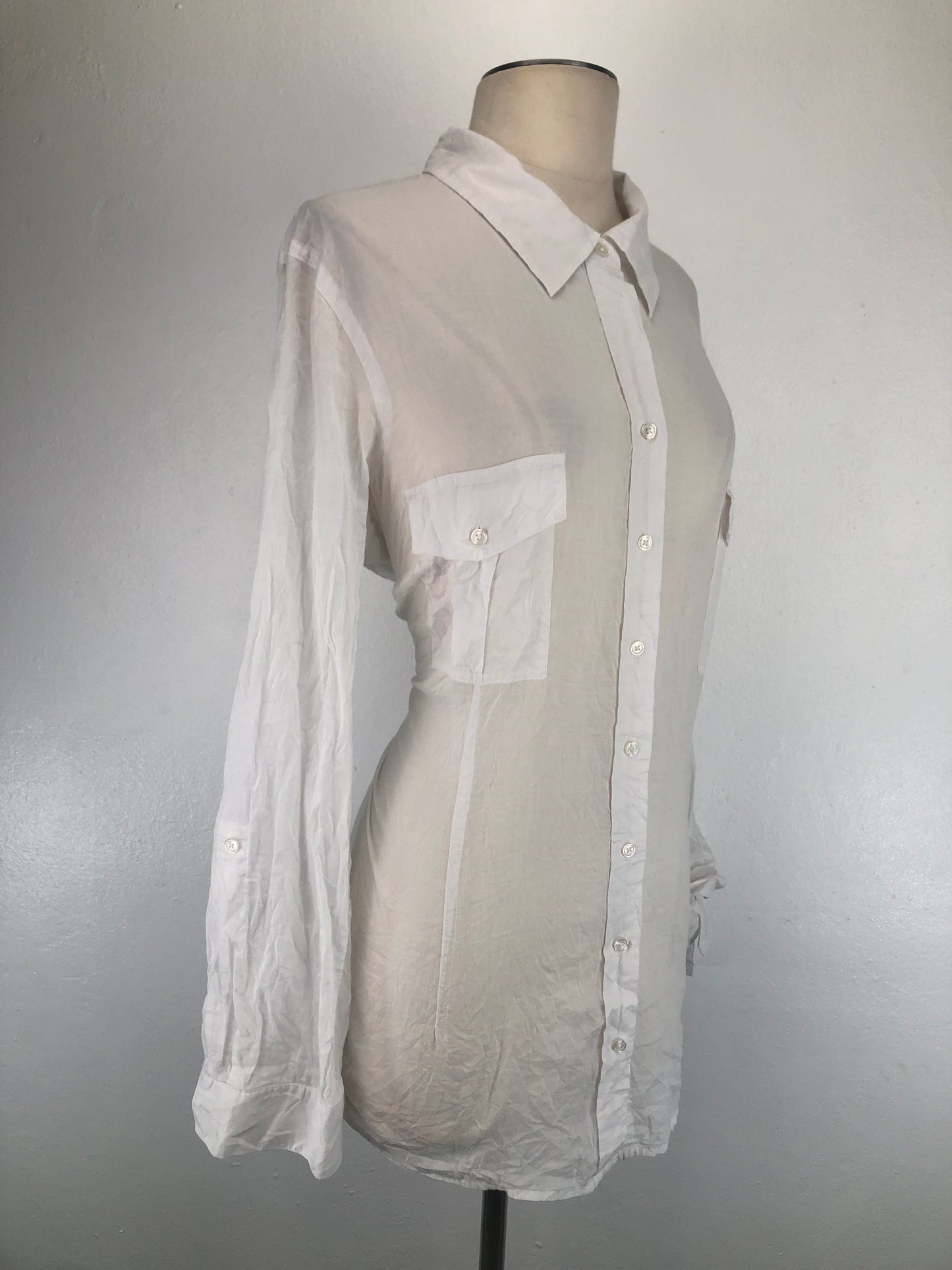 Camisa Blanco Coldwater Creek