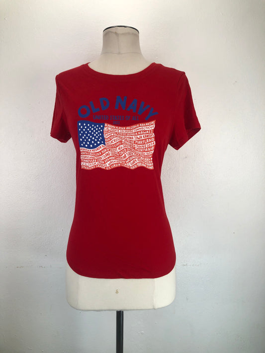 Camiseta Rojo Old Navy