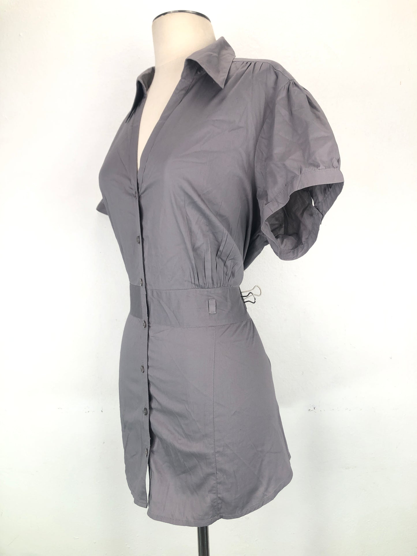 Camisa Gris Dots