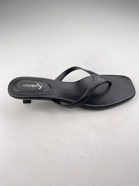 Zapatilla Negro de Tacón Viviany