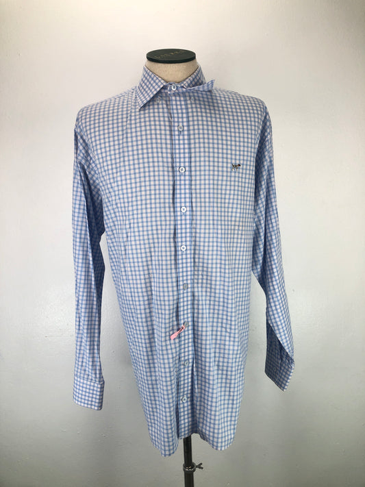 Camisa Azul claro de cuadro Southern Point Co