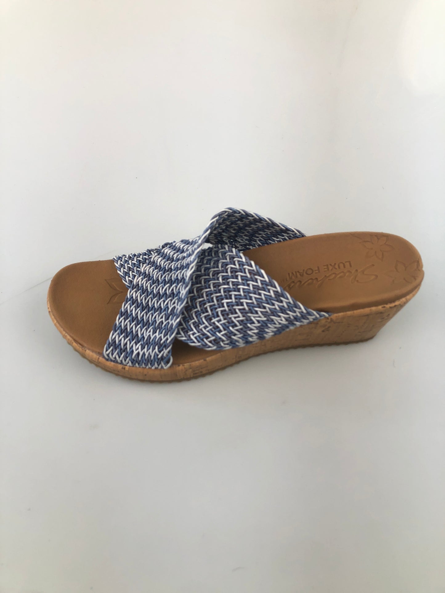 Zapatillo Gris de Plataforma Skechers