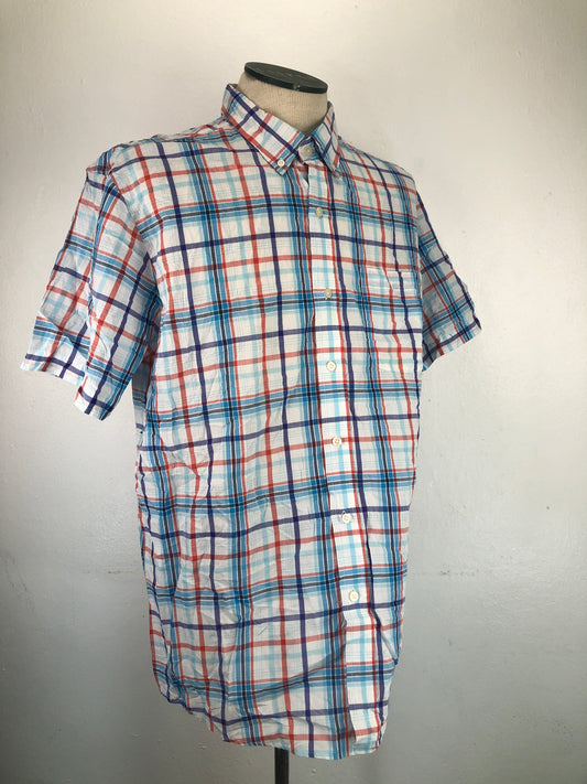 Camisa Multicolor De Cuadro Wrinkle