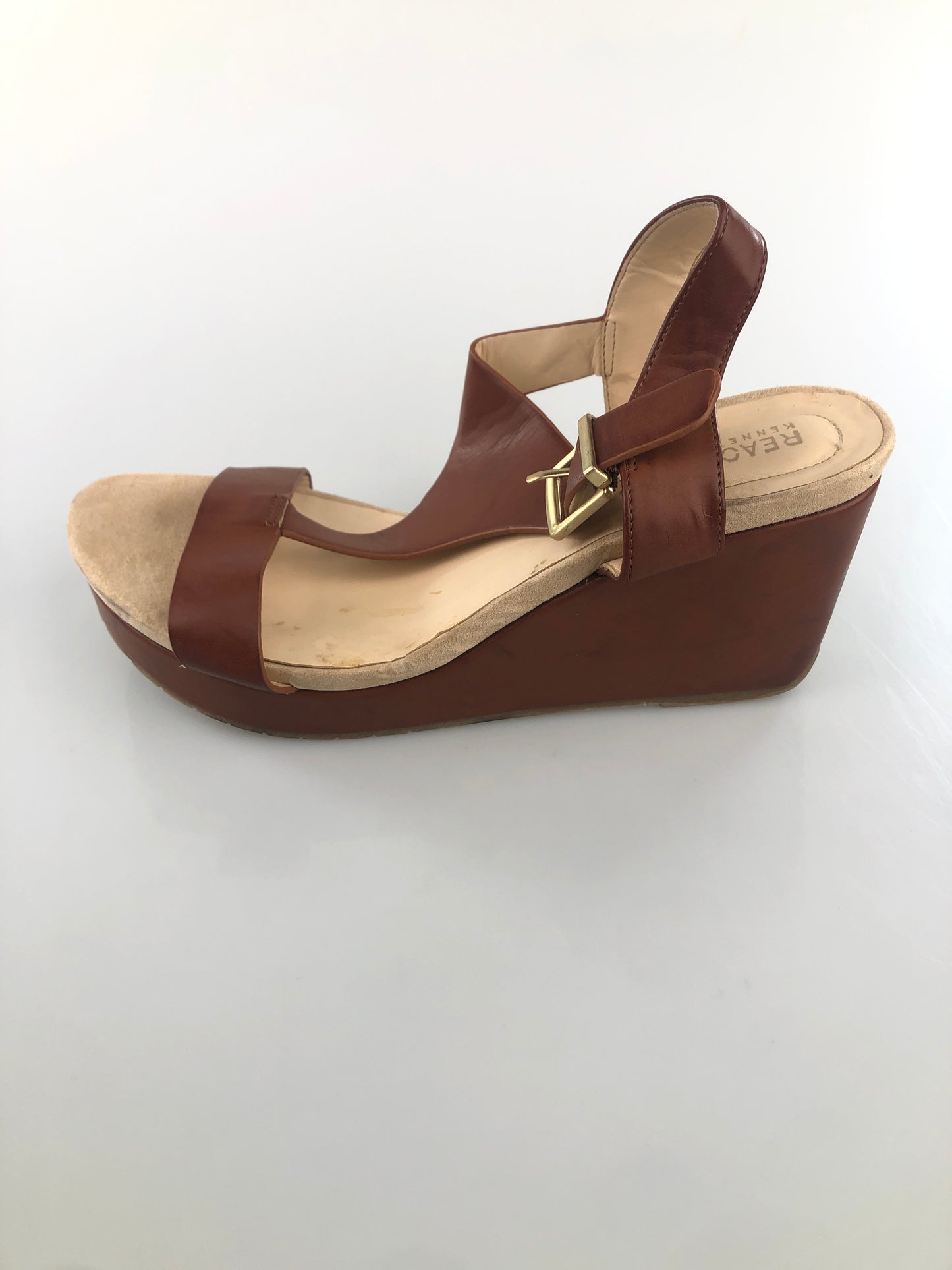 Zapatilla Marron de Plataforma Reaction