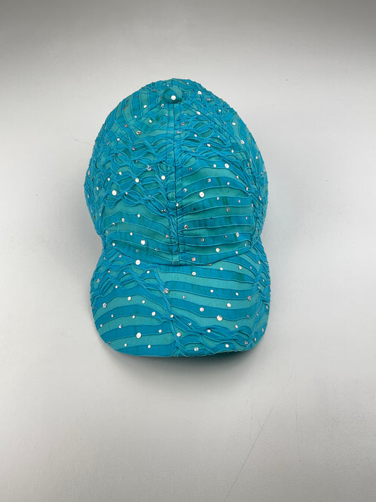 Gorra Azul De Brillo Labama Girl