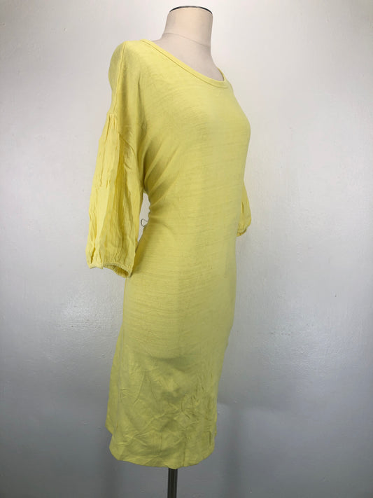 Vestido Amarillo Loft