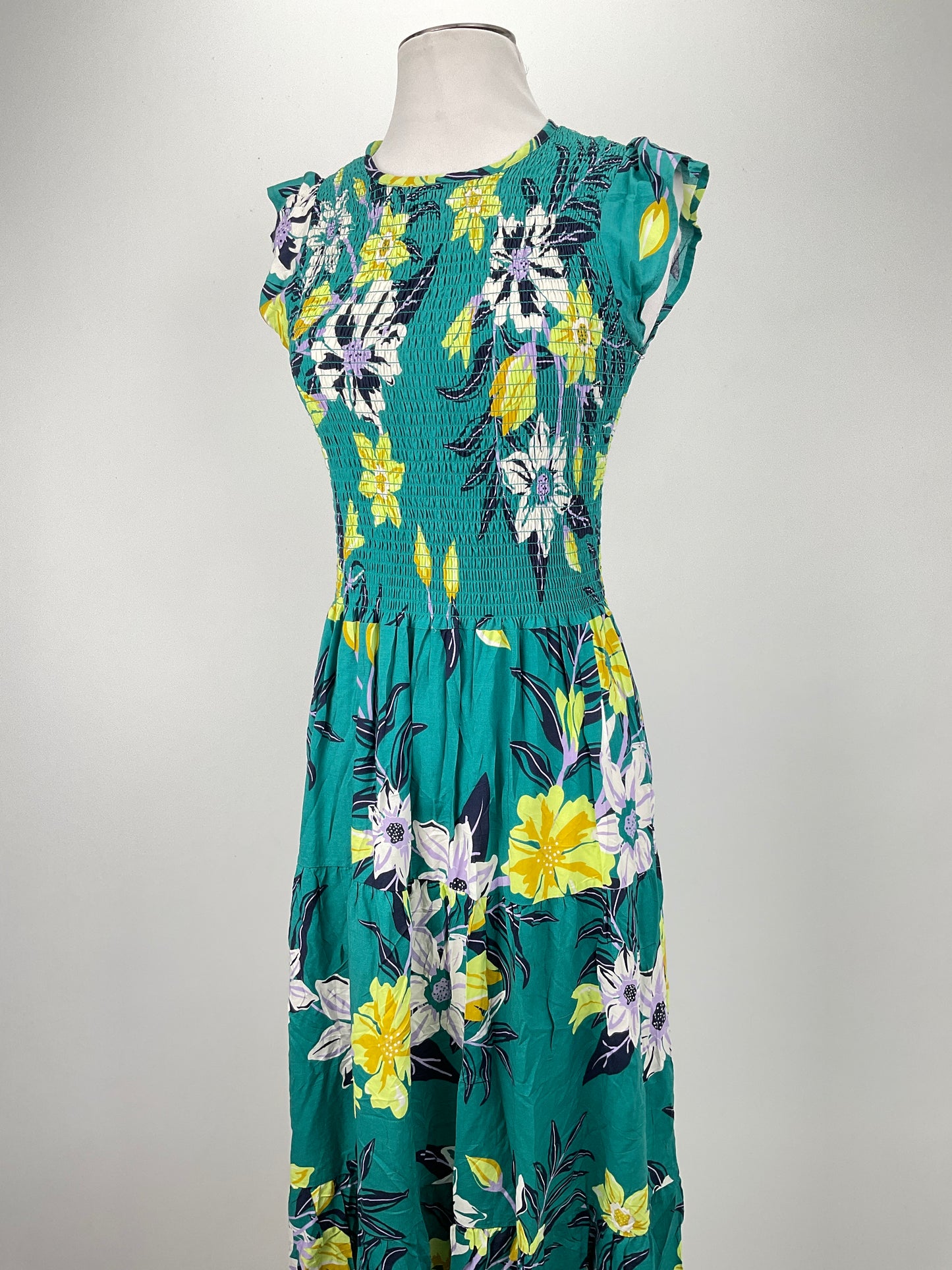 Vestido Verde Floral Elizabeth Nicole