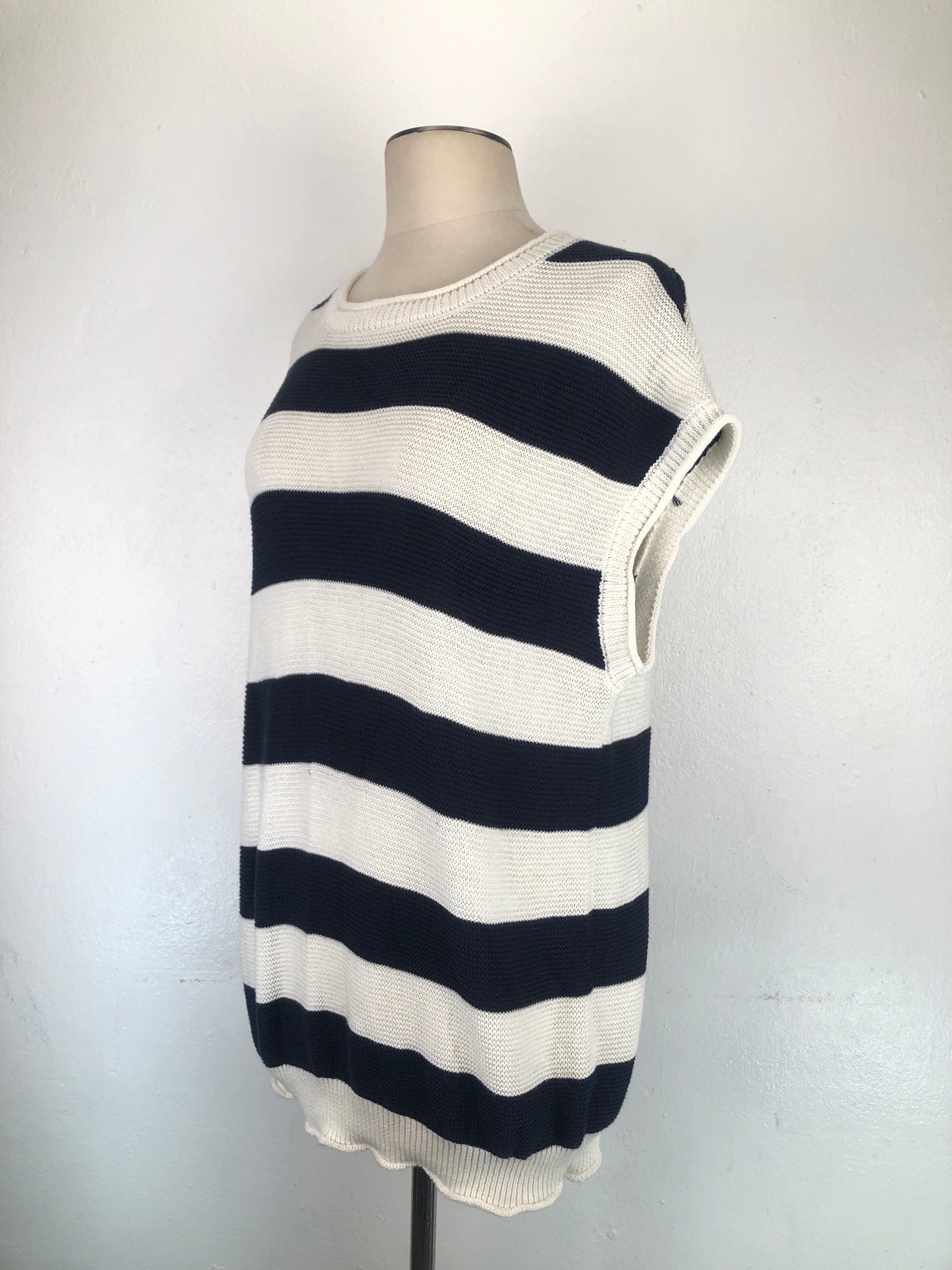 Blusa Blanco De rayas Margaux Lexi