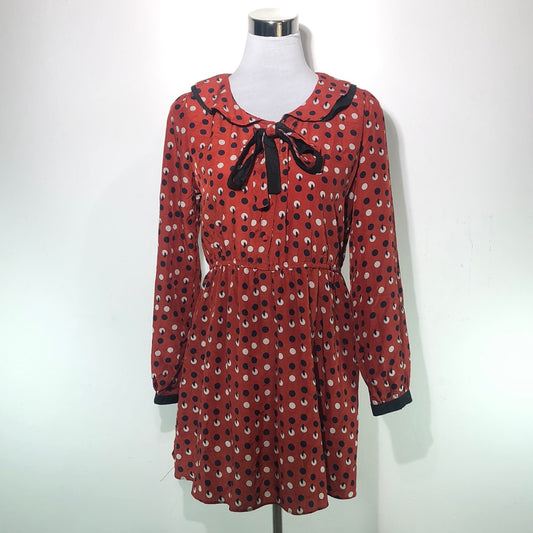 Vestido Marron de Lunares Xyzzy