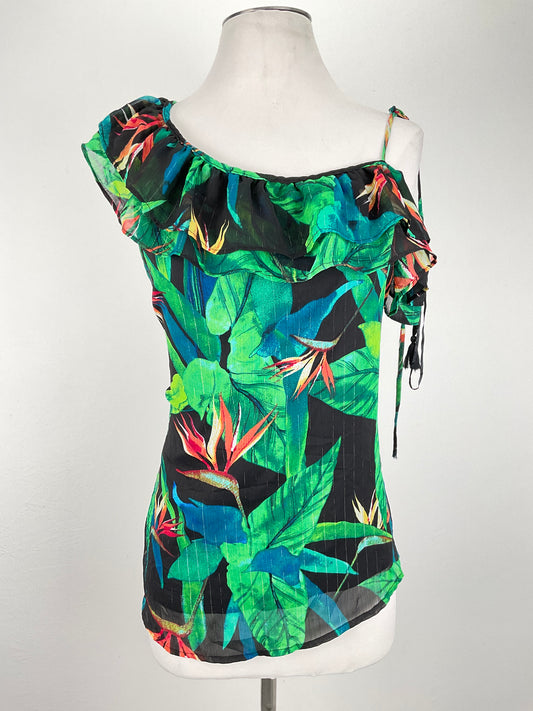 Blusa Verde Floral Ana