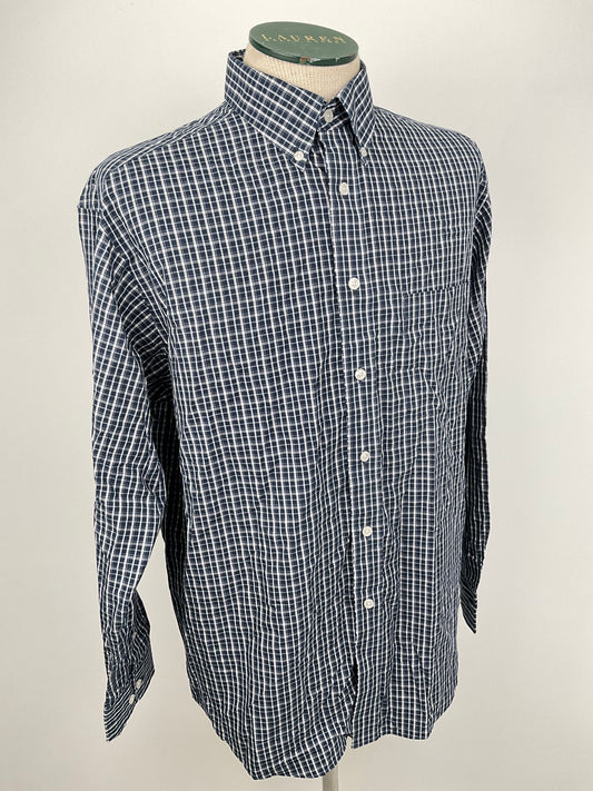 Camisa Azul marino de Cuadro Gold Label