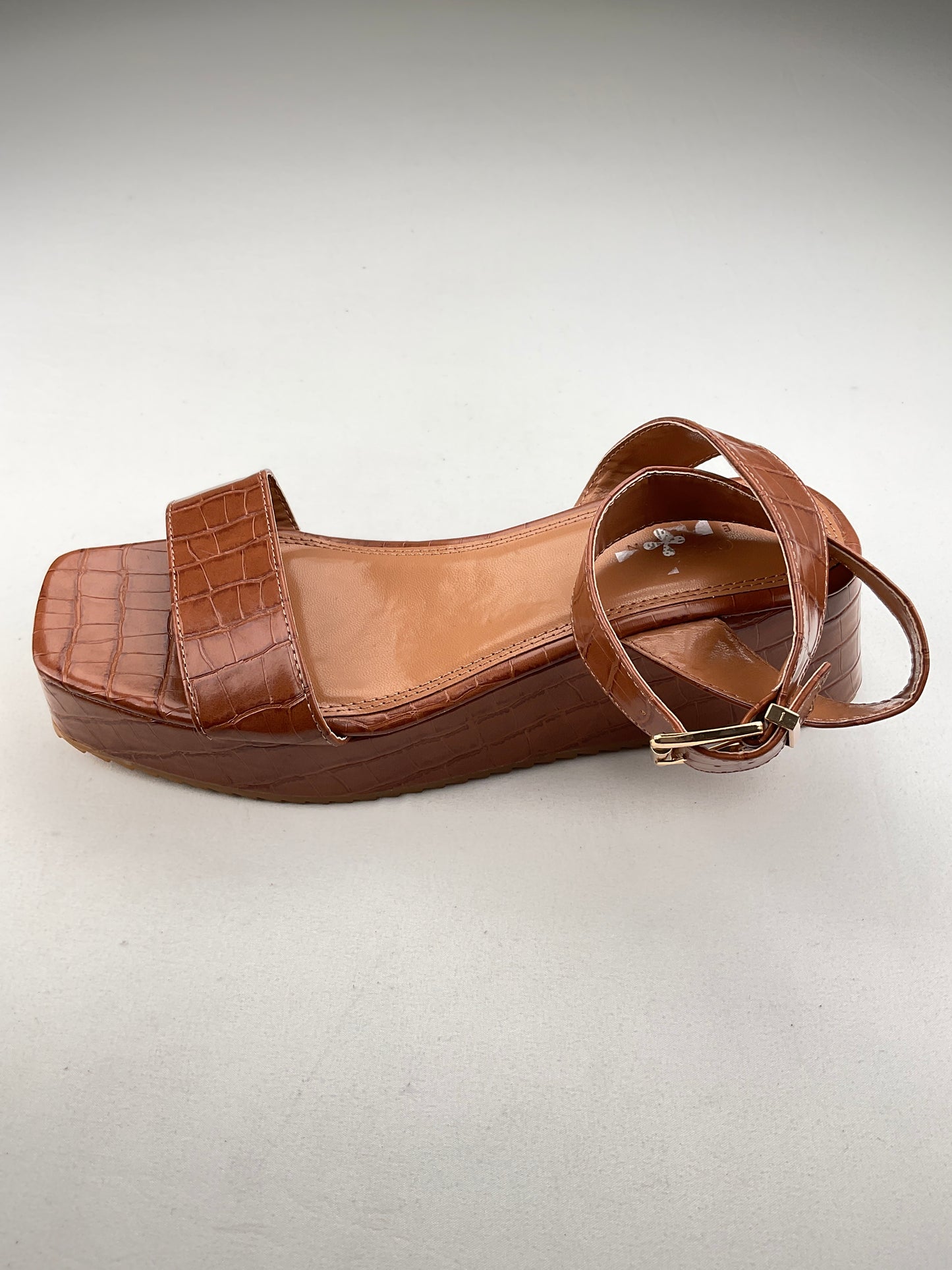 Zapatilla Marron Plataforma Osos