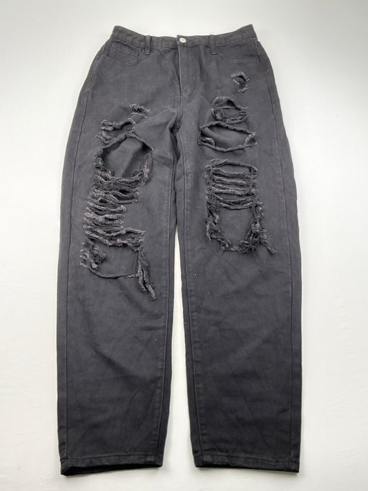 Pantalón Jeans Negro Shein