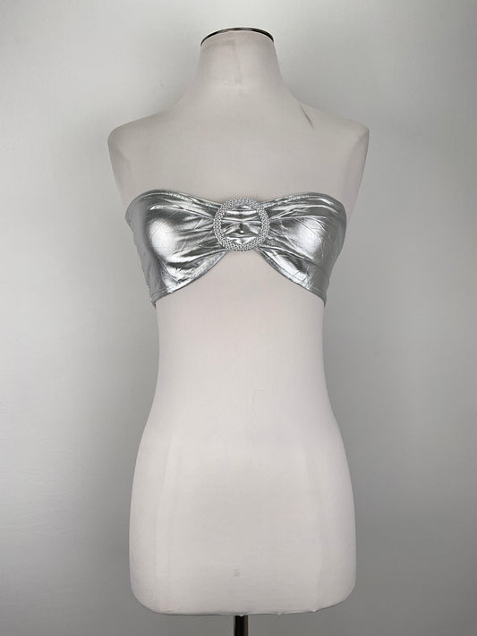 Top Plateado Variangis