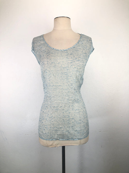 Blusa Azul de Lunares Boss