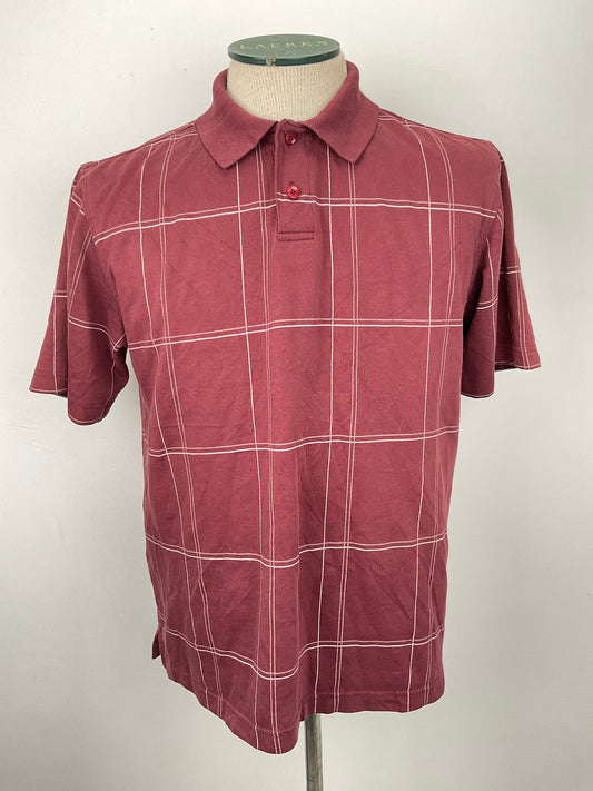 Camiseta rojo vino de Cuadro Vanheusen