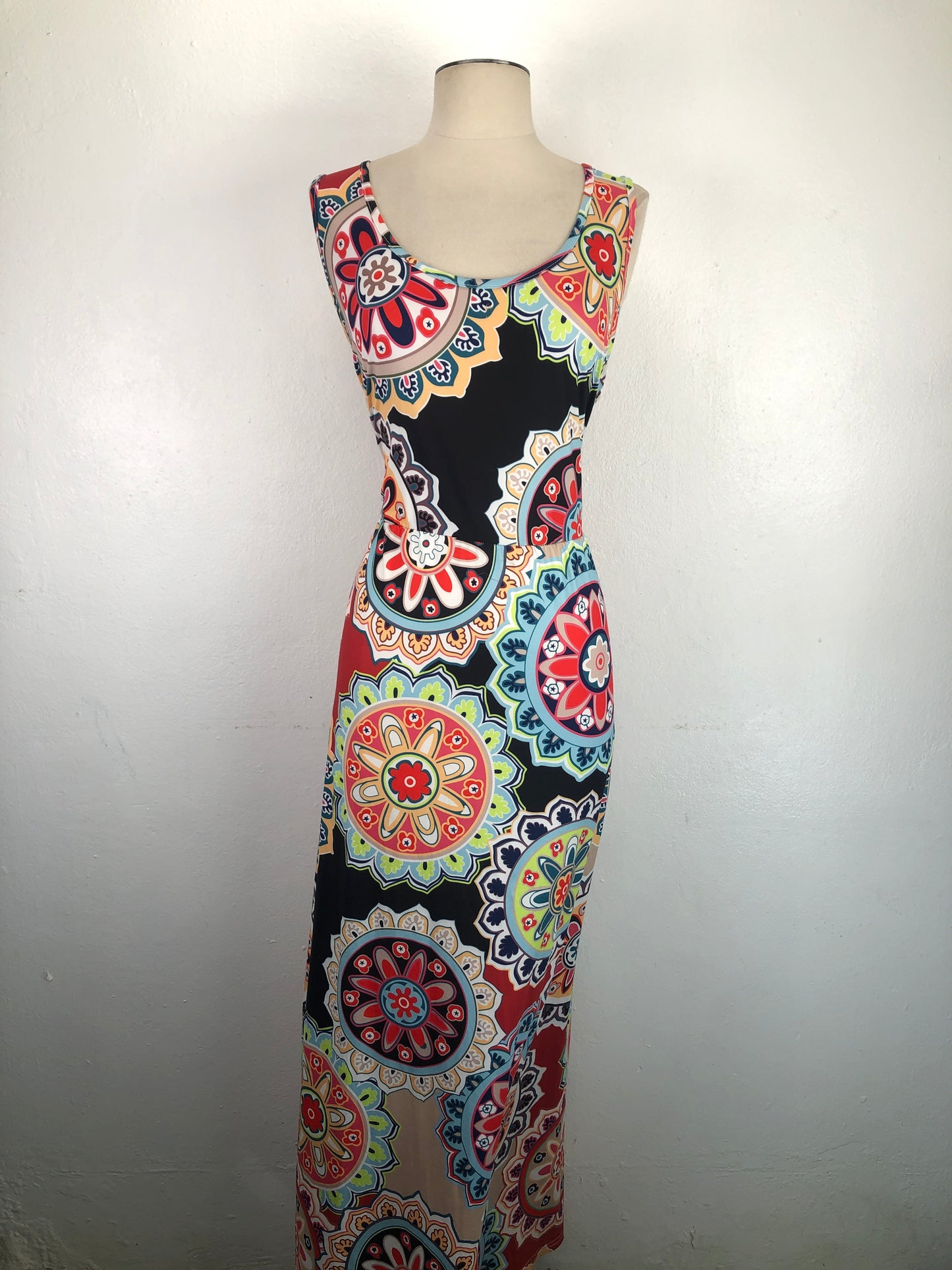 Vestido Multicolor De Flores Bluetoe
