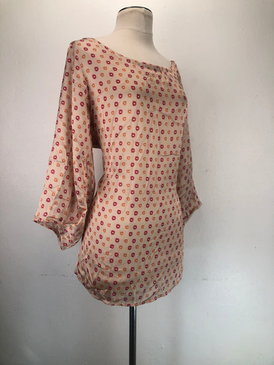 Blusa Nude de Lunares Variangis