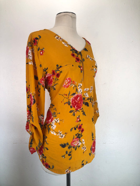 Blusa Amarillo Floral Rue21