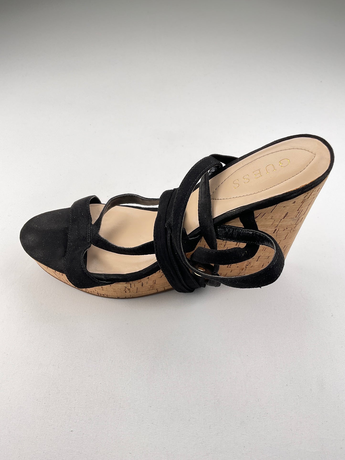 Zapatilla Negro Plataforma Guess