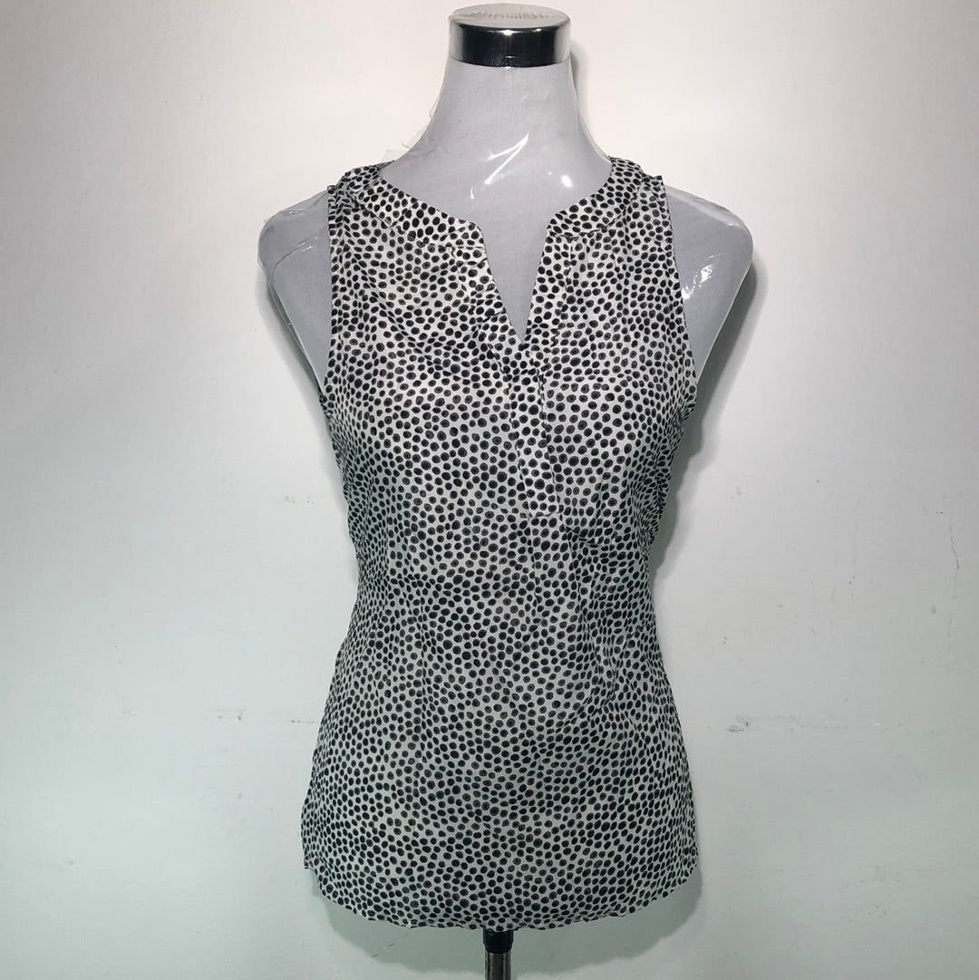 Blusa Blanco de Lunares Cynthia Rowley