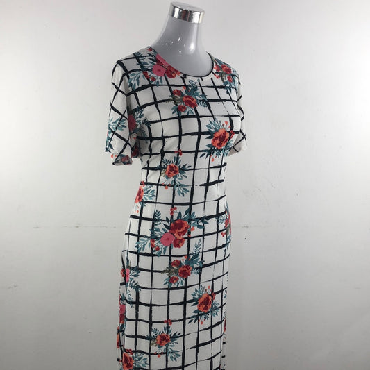 Vestido Blanco de Flores LulaRoe