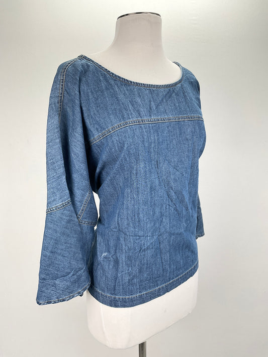 Blusa Jeans Azul Gap