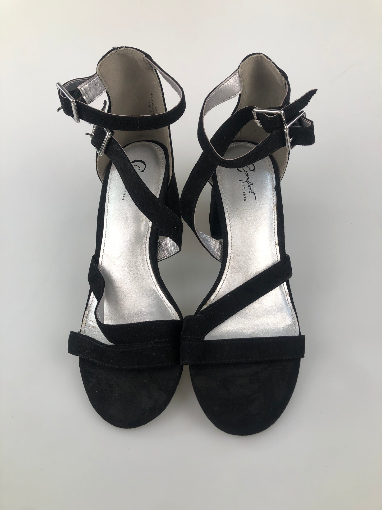 Zapatilla Negro de Tacon Comfort